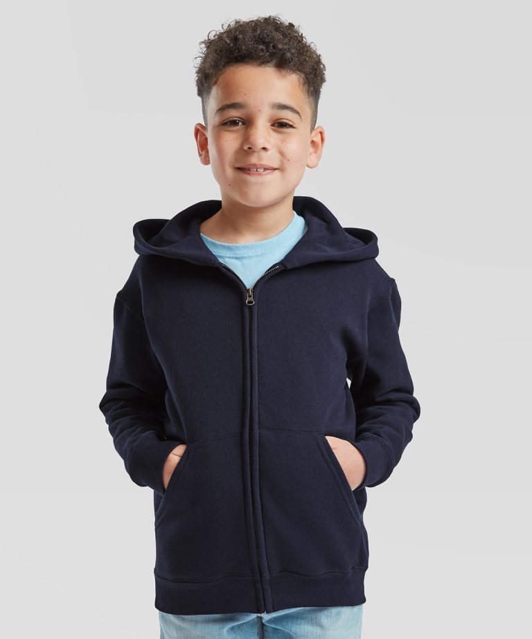 Fruit Of The Loom &#8211; Kids Classic Hooded Sweatshirt Jacket SS225 Unisex, Vivid Promotion Workwear