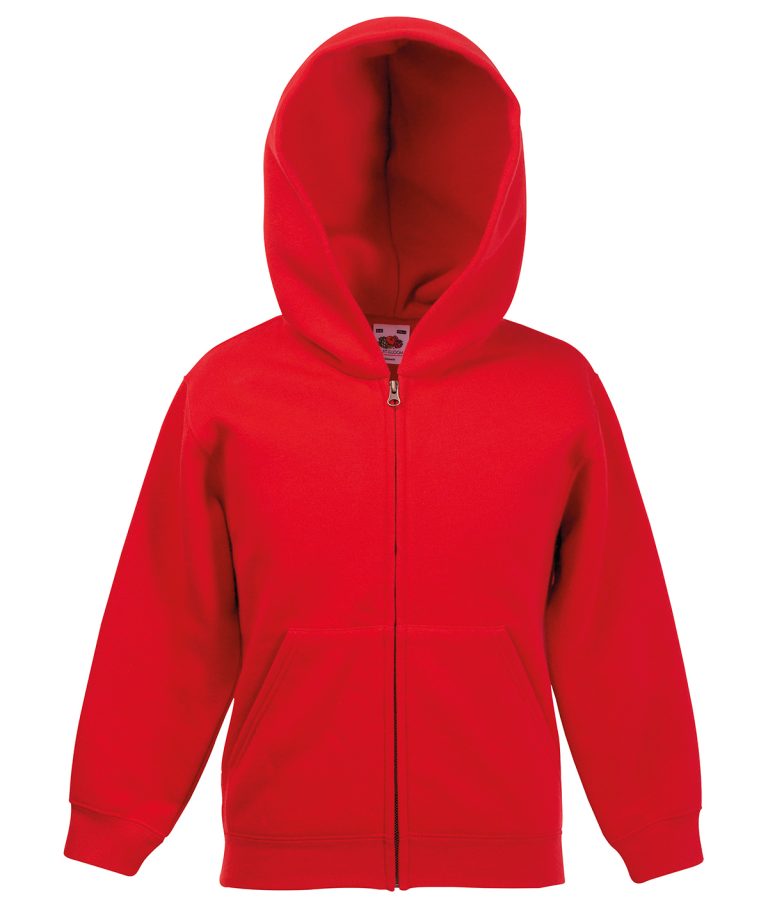 Fruit Of The Loom &#8211; Kids Classic Hooded Sweatshirt Jacket SS225 Unisex, Vivid Promotion Workwear