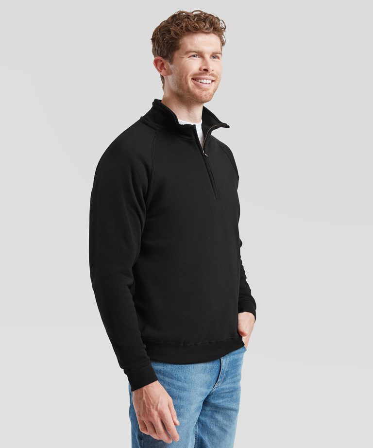 Fruit Of The Loom - Classic 80 | 20 Zip Neck Sweatshirt SS230