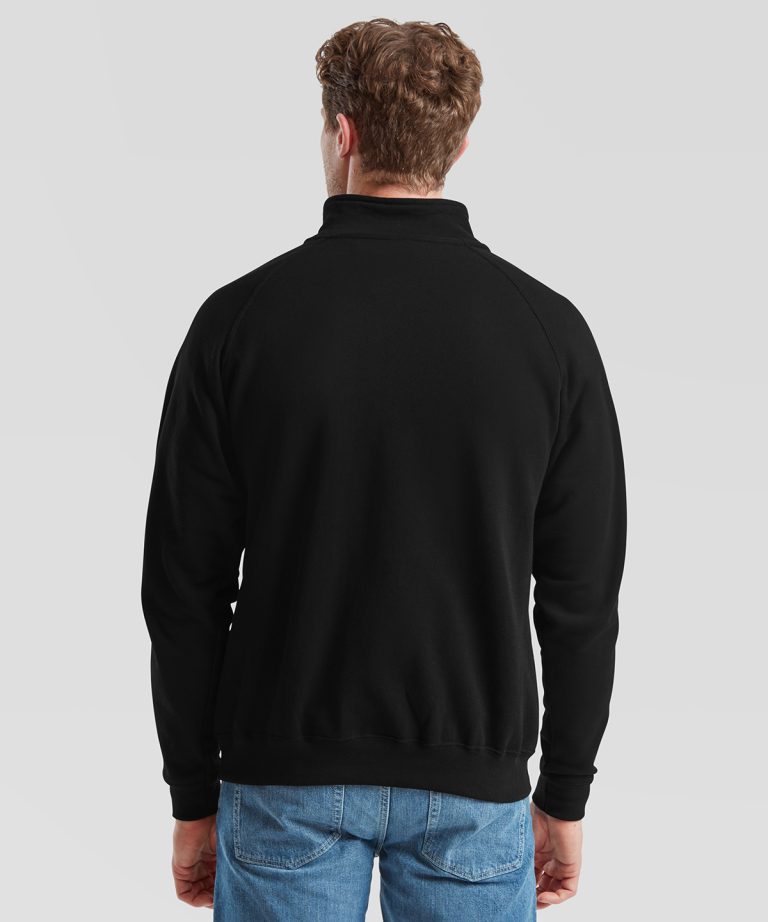 Alternative view of Fruit Of The Loom - Classic 80 | 20 Zip Neck Sweatshirt SS230