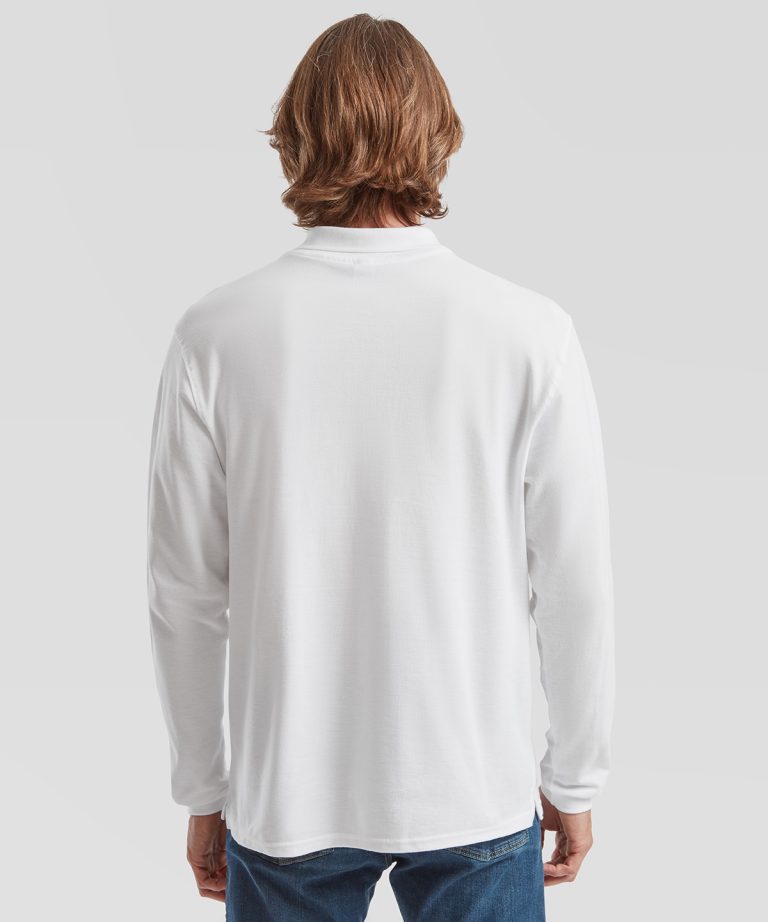 Fruit Of The Loom &#8211; Premium Long Sleeve Polo SS258, Vivid Promotion Workwear