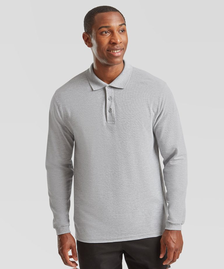 Alternative view of Fruit Of The Loom - Premium Long Sleeve Polo SS258