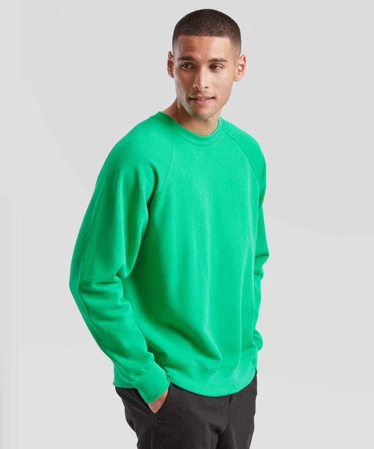 Alternative view of Fruit Of The Loom - Classic 80| 20 Raglan Sweatshirt SS270