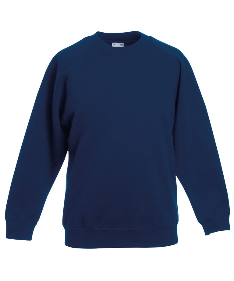 Fruit Of The Loom &#8211; Kids Classic Raglan Sweatshirt SS271, Vivid Promotion Workwear