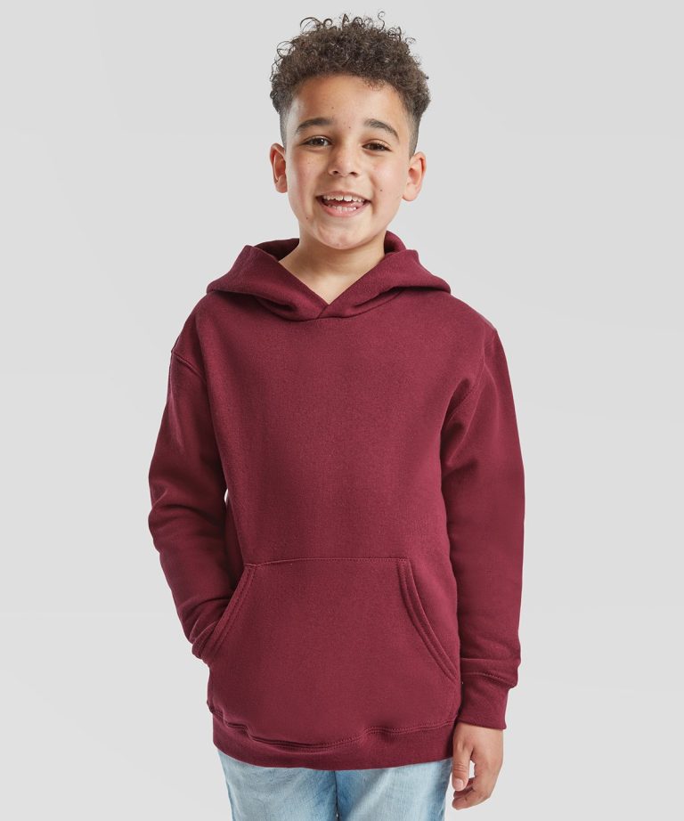 Fruit Of The Loom &#8211; Kids Classic Hooded Sweatshirt SS273 Unisex, Vivid Promotion Workwear
