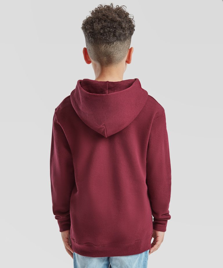 Alternative view of Fruit Of The Loom - Kids Classic Hooded Sweatshirt SS273 Unisex