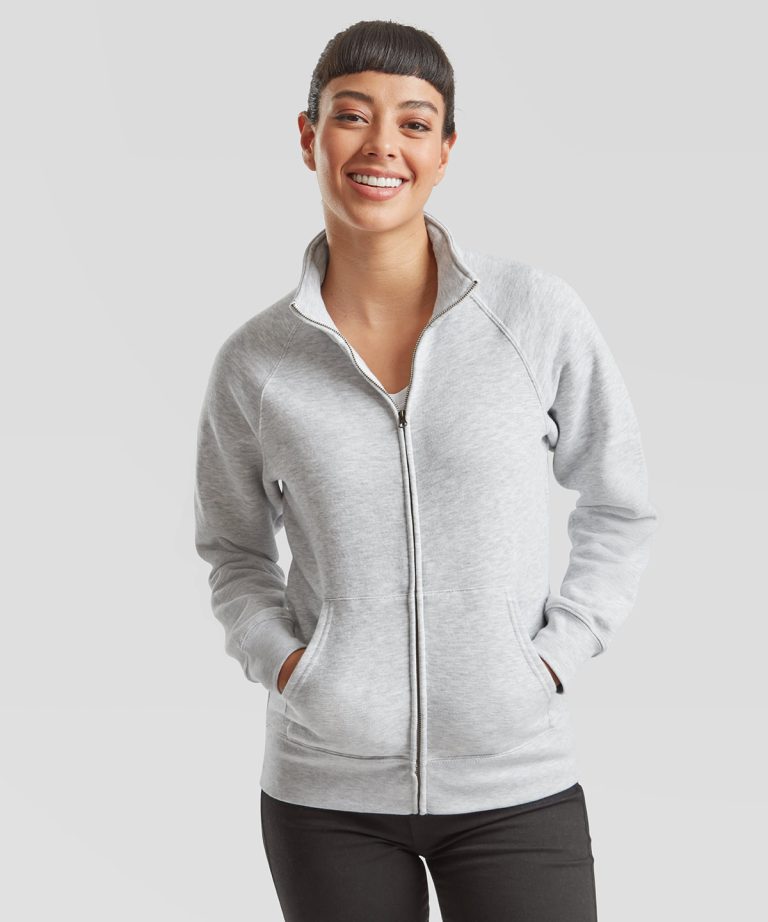 Fruit Of The Loom &#8211; Womens Premium 70| 30 Sweatshirt Jacket SS310, Vivid Promotion Workwear