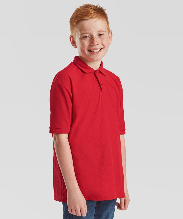 Fruit Of The Loom &#8211; Kids 65 | 35 Piqu Polo SS417, Vivid Promotion Workwear