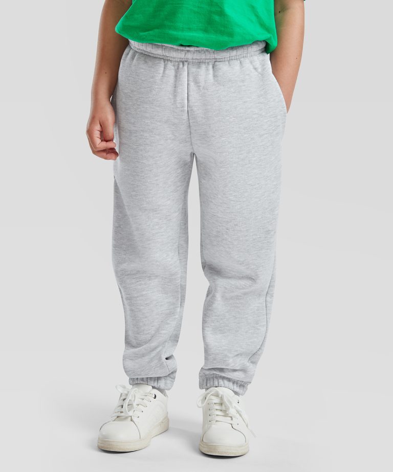 Fruit Of The Loom &#8211; Kids Premium Elasticated Cuff Jog Pants SS823, Vivid Promotion Workwear