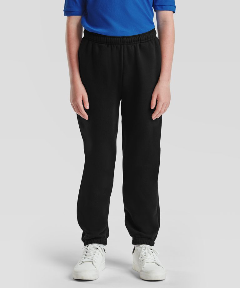 Fruit Of The Loom &#8211; Kids Premium Elasticated Cuff Jog Pants SS823, Vivid Promotion Workwear