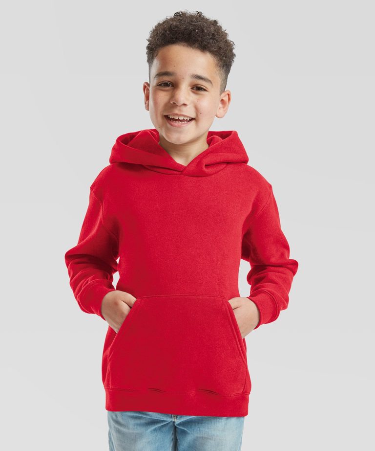 Fruit Of The Loom &#8211; Kids Premium Hooded Sweatshirt SS873 Unisex, Vivid Promotion Workwear