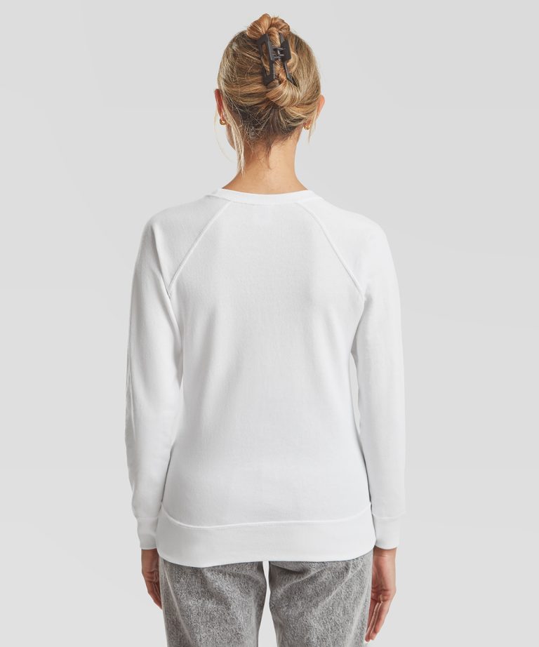 Alternative view of Fruit Of The Loom - Womens Lightweight Raglan Sweatshirt SS960