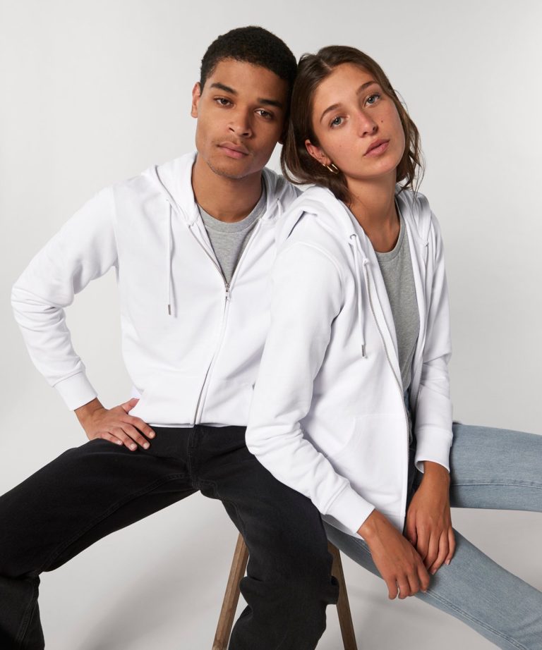 Stanely/Stella &#8211; Unisex Connector Essential Zip &#8211; Thru Hoodie Sweatshirt (Stsu820) SX025 Unisex, Vivid Promotion Workwear