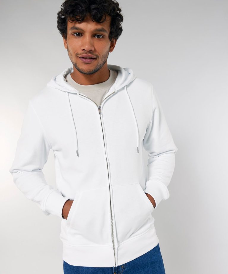 Stanely/Stella &#8211; Unisex Connector Essential Zip &#8211; Thru Hoodie Sweatshirt (Stsu820) SX025 Unisex, Vivid Promotion Workwear