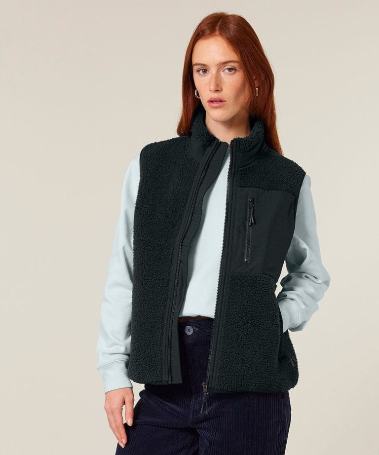 Stanely/Stella &#8211; Liner Full Zip Sleeveless Sherpa Jacket (Stju249) SX250, Vivid Promotion Workwear