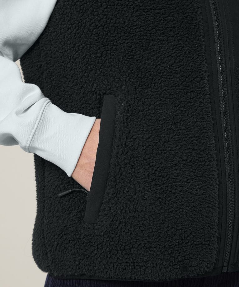 Alternative view of Stanely/Stella - Liner Full Zip Sleeveless Sherpa Jacket (Stju249) SX250