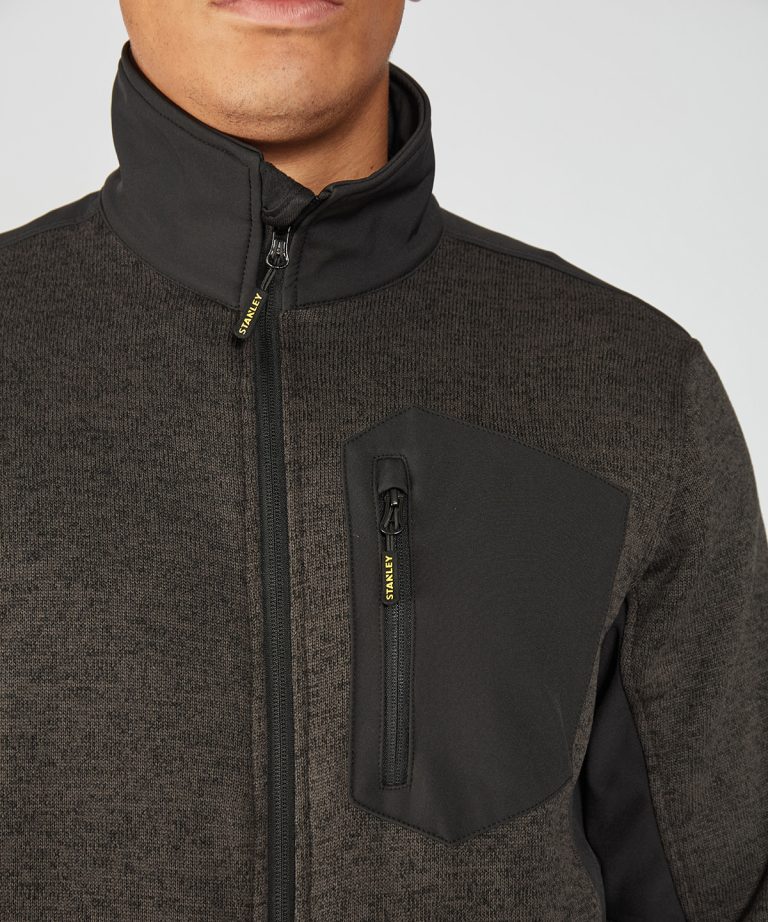 Stanley Workwear &#8211; Brady Zip &#8211; Through Knitted Fleece SY022, Vivid Promotion Workwear