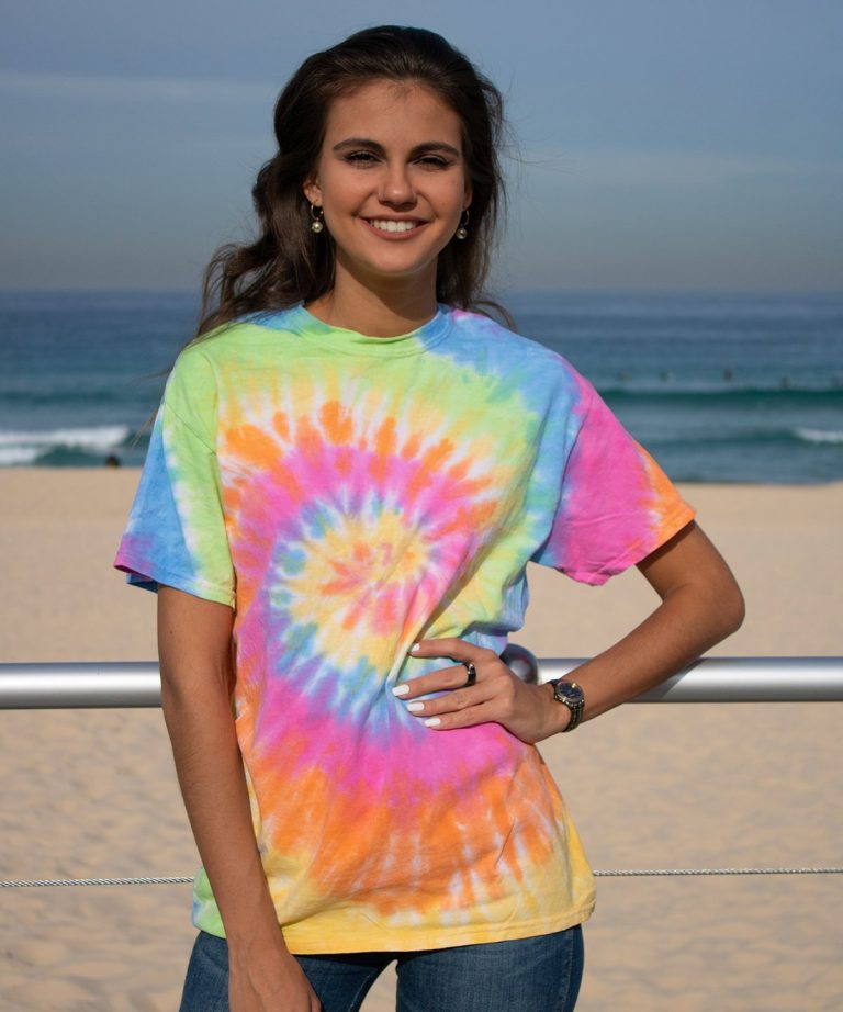 Colortone Tie Dye Shirt TD02M, Vivid Promotion Workwear
