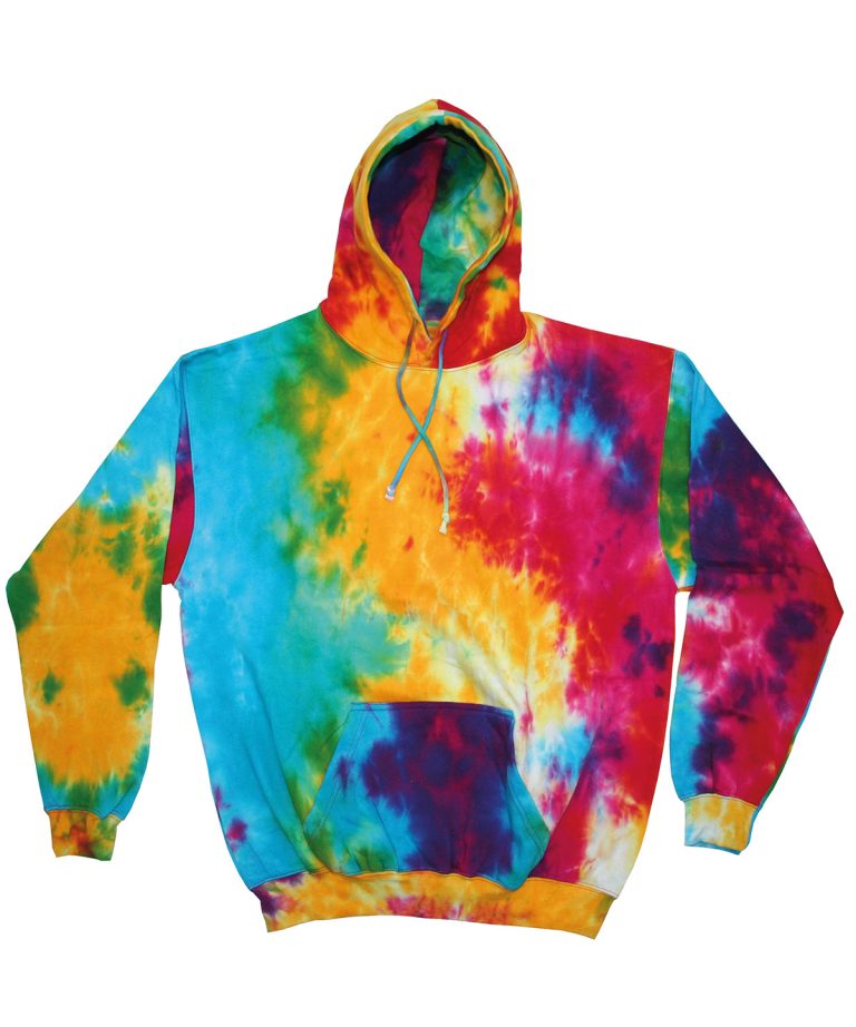 Colortone &#8211; Rainbow Tie &#8211; Dye Hoodie TD31M Unisex, Vivid Promotion Workwear