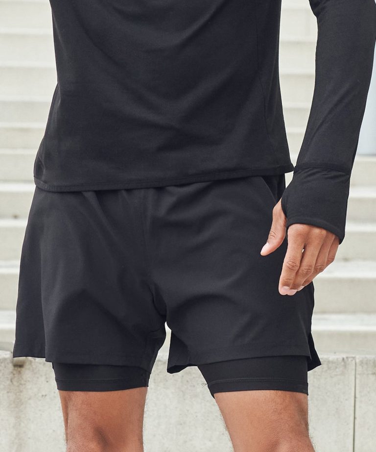 Tombo &#8211; Double &#8211; Layer Sports Shorts TL615, Vivid Promotion Workwear
