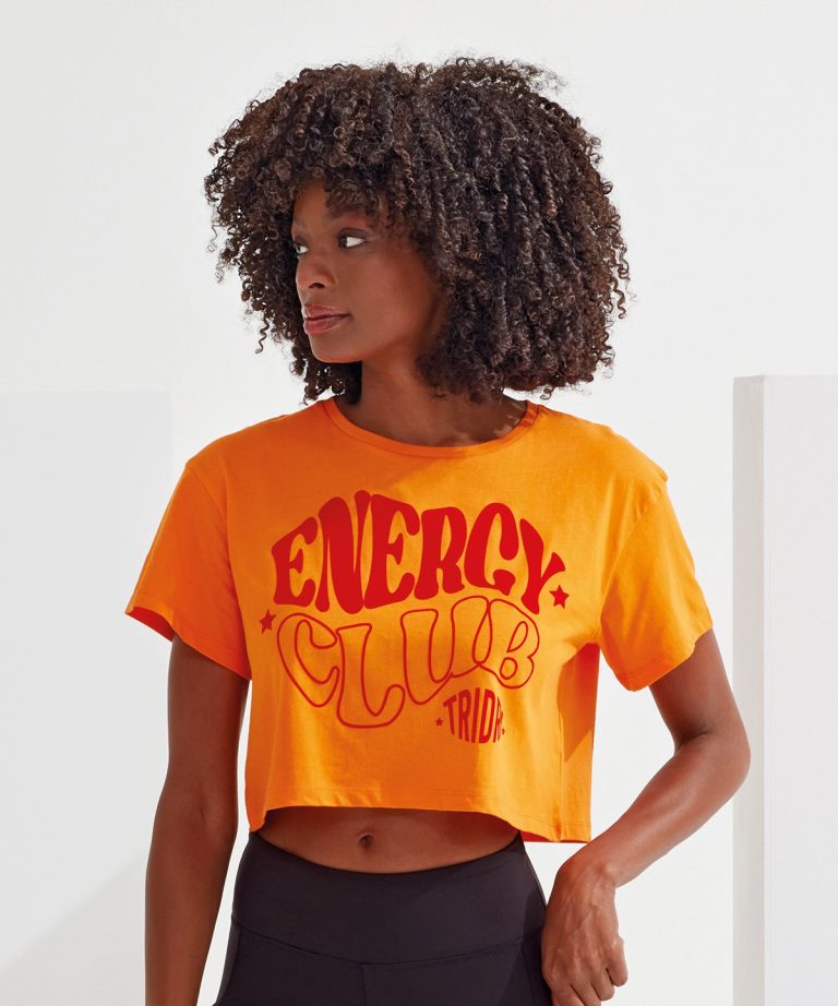 Alternative view of Tridri - Womens Tridri Crop Top TR019