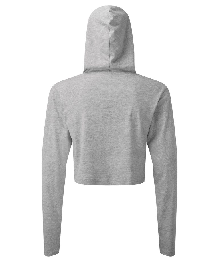 Tridri &#8211; Womens Tridri Cropped Hooded Long Sleeve T Shirt TR088, Vivid Promotion Workwear