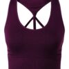 Tridri &#8211; Womens Tridri Ribbed Seamless 3D Fit Multi &#8211; Sport Bra TR213, Vivid Promotion Workwear