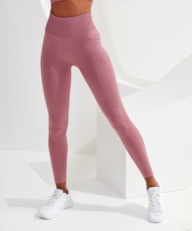 Tridri &#8211; Womens Tridri Ribbed Seamless 3D Fit Multi Sport Leggings TR211, Vivid Promotion Workwear