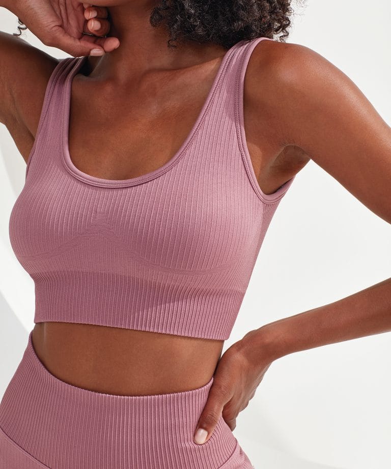 Alternative view of Tridri - Womens Tridri Ribbed Seamless 3D Fit Multi - Sport Bra TR213