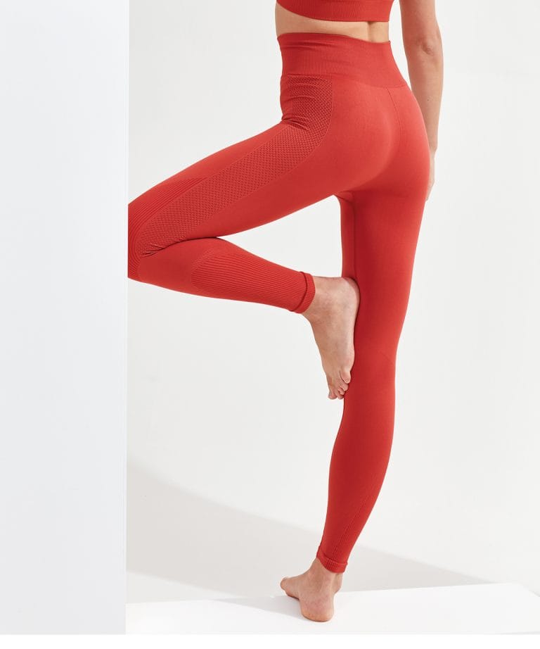 Tridri &#8211; Womens Tridri Seamless 3D Fit Multi &#8211; Sport Sculpt Solid Colour Leggings TR215, Vivid Promotion Workwear