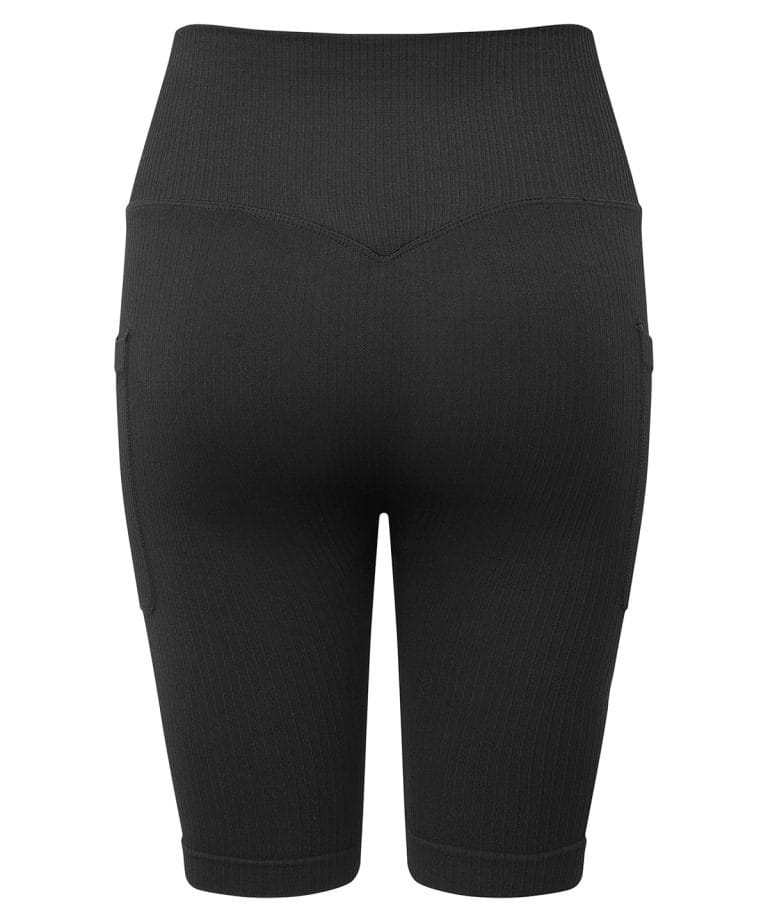 Tridri &#8211; Womens Tridri Ribbed Seamless 3D Fit Cycle Shorts TR225, Vivid Promotion Workwear