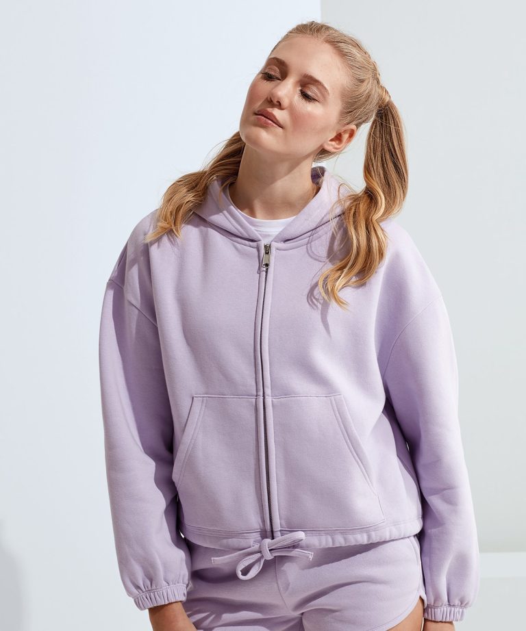 Tridri &#8211; Womens Tridri Recycled Drawstring Full &#8211; Zip Hoodie TR601, Vivid Promotion Workwear