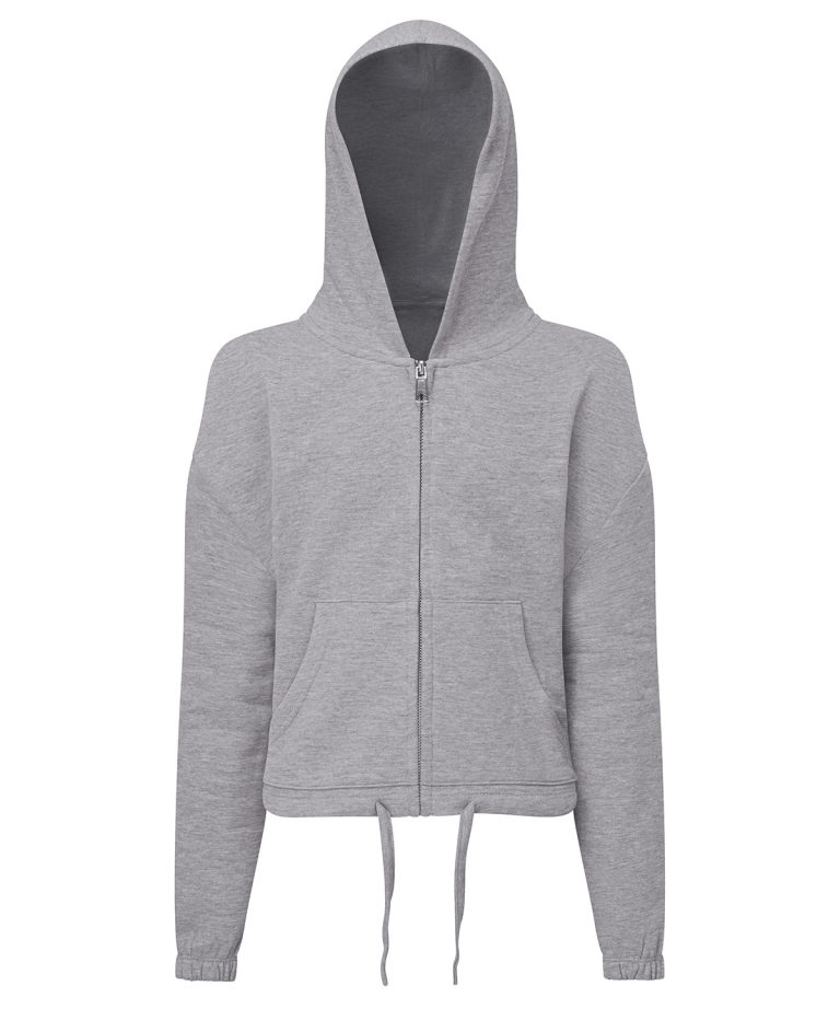 Tridri - Kids Tridri Recycled Cropped Oversize Full - Zip Hoodie TR61B Unisex