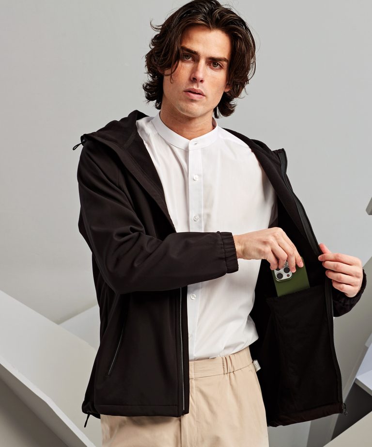 2786 Hooded 2 &#8211; layer softshell jacket TS009, Vivid Promotion Workwear