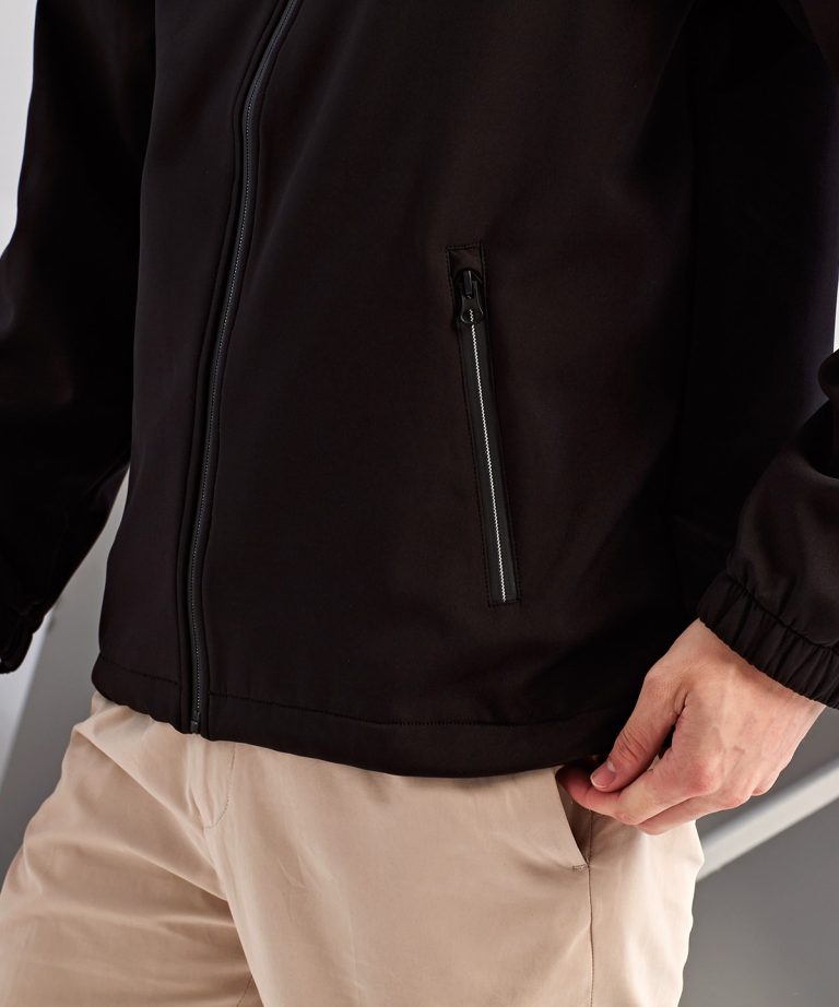 2786 Hooded 2 &#8211; layer softshell jacket TS009, Vivid Promotion Workwear
