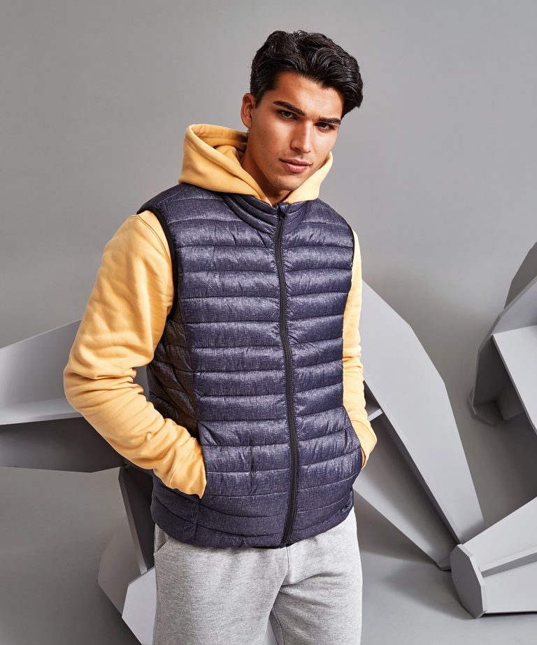 2786 &#8211; Melange Padded Gilet TS038, Vivid Promotion Workwear