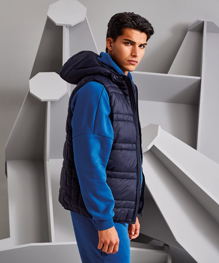2786 &#8211; Latitude Hooded Bodywarmer TS039, Vivid Promotion Workwear