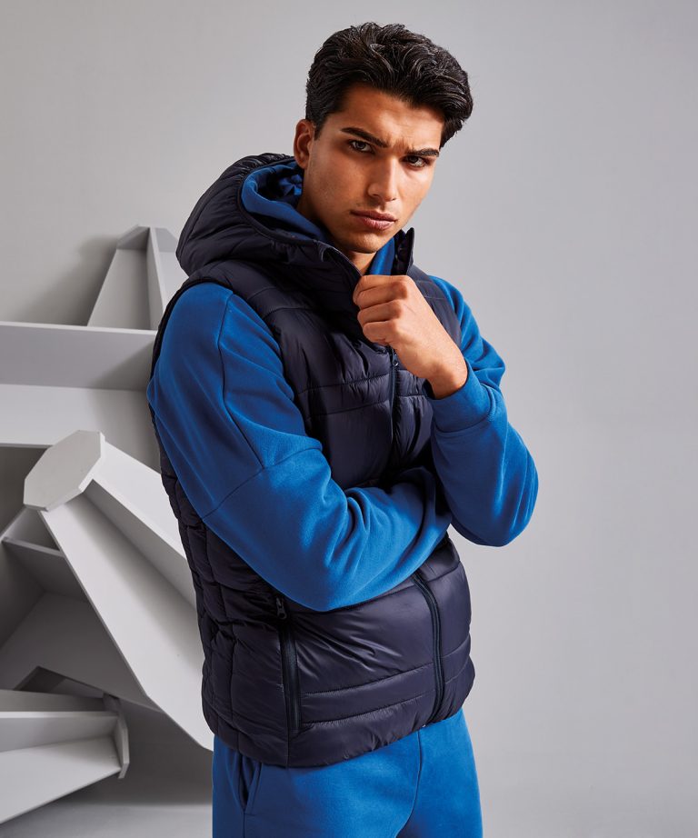 2786 &#8211; Latitude Hooded Bodywarmer TS039, Vivid Promotion Workwear