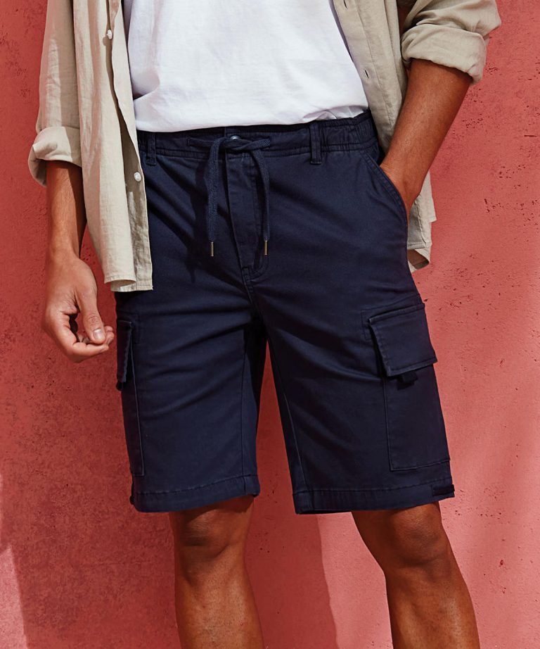 Wombat - Mens Drawstring Cargo Utility Shorts WB903