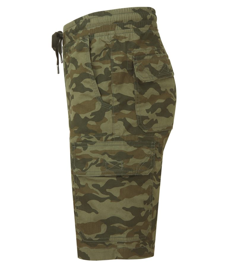 Wombat - Mens Camo Cargo Utility Shorts WB906