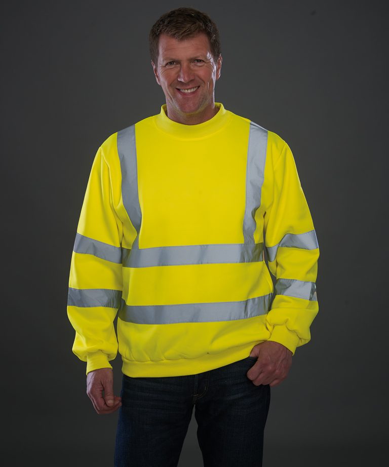 Yoko &#8211; Hi-Vis Sweatshirt (Hvj510) YK030, Vivid Promotion Workwear