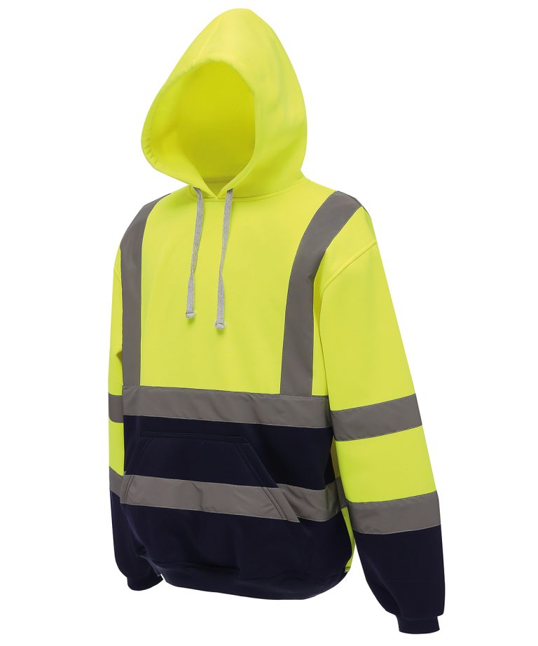 Yoko &#8211; Hi &#8211; Vis Pull &#8211; Over Hoodie (Hvk05) YK032, Vivid Promotion Workwear