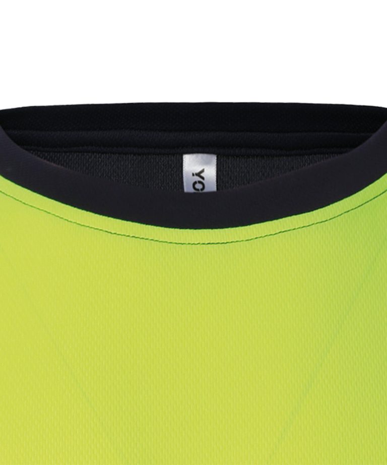 Yoko &#8211; Hi &#8211; Vis Two &#8211; Tone T &#8211; Shirt (Hvj400) YK034, Vivid Promotion Workwear