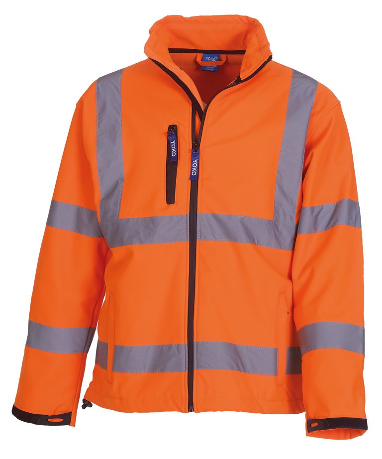 Yoko &#8211; Hi &#8211; Vis Softshell Jacket (Hvk09) YK040, Vivid Promotion Workwear