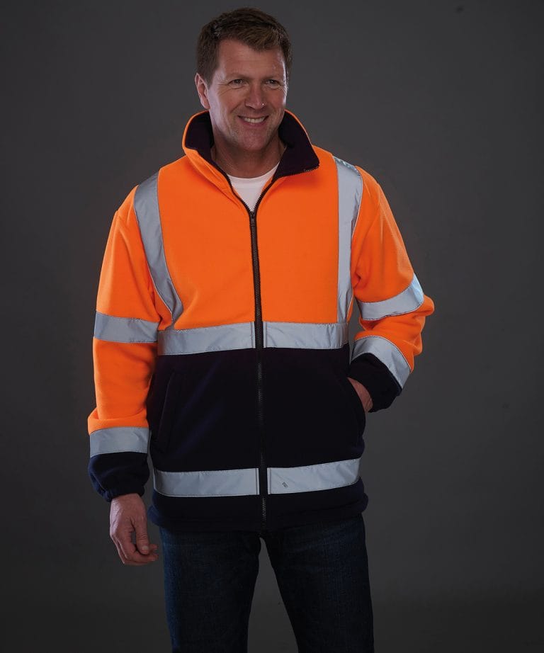 Alternative view of Yoko - Hi - Vis Heavyweight Fleece Jacket (Hvk08) YK042