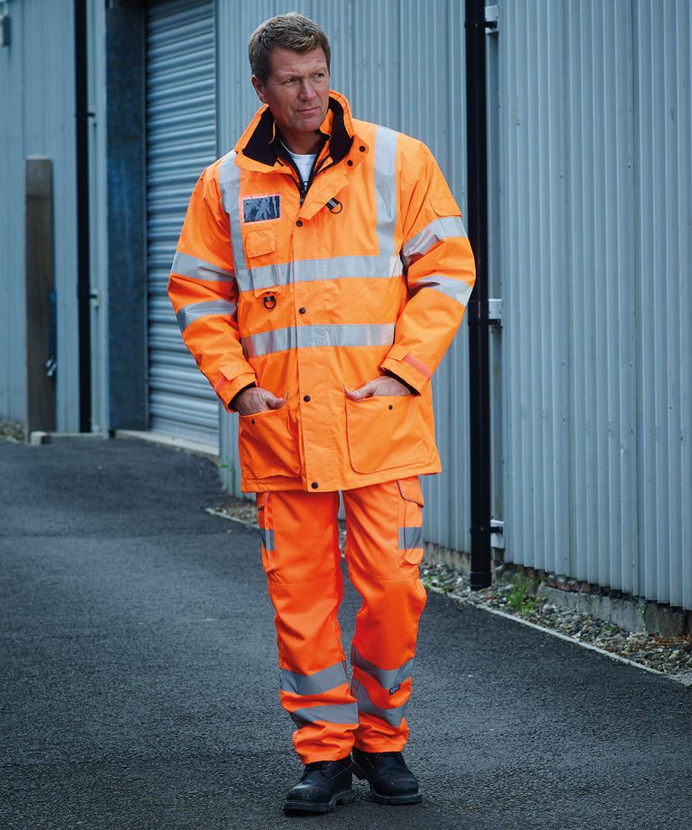 Yoko Hi-Vis Polycotton Cargo Trousers With Kneepad Pockets (Hv018T 3M) YK073