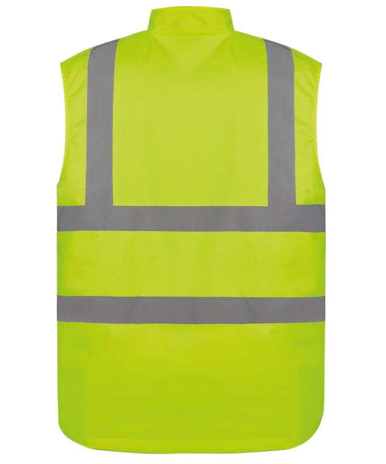 Yoko &#8211; Hi &#8211; Vis Padded Bodywarmer (Hv005) YK105, Vivid Promotion Workwear