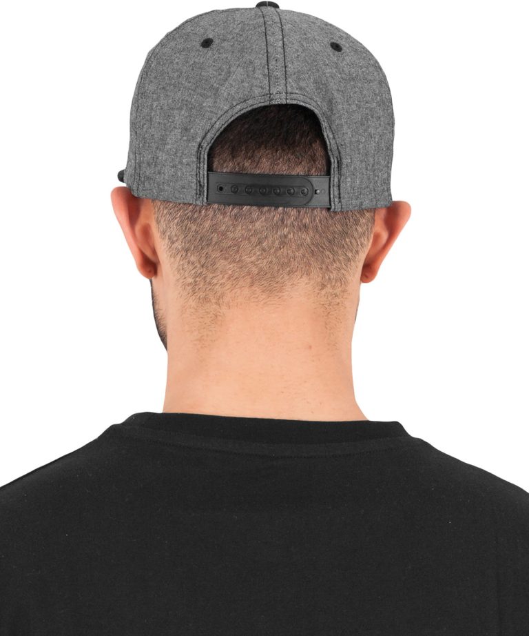 Flexfit By Yupoong &#8211; Chambray &#8211; Suede Snapback (6089Ch) YP009, Vivid Promotion Workwear