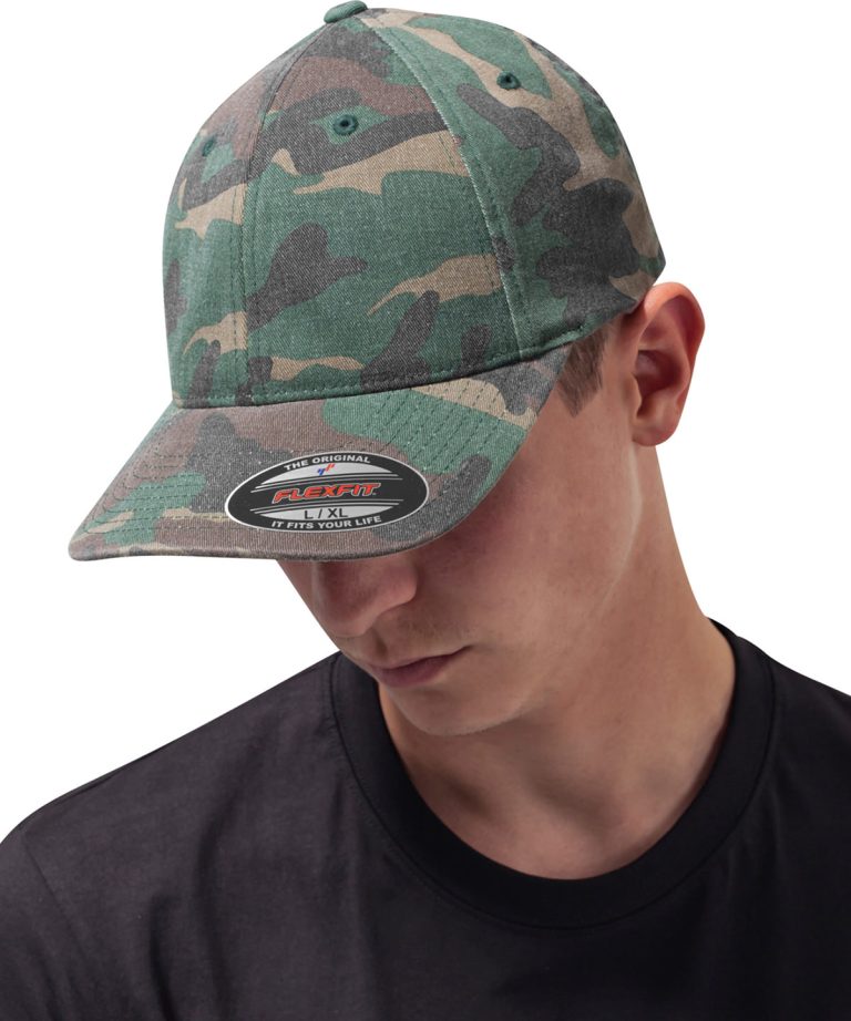 Flexfit By Yupoong &#8211; Flexfit Garment Washed Camo (6977Ca) YP026, Vivid Promotion Workwear