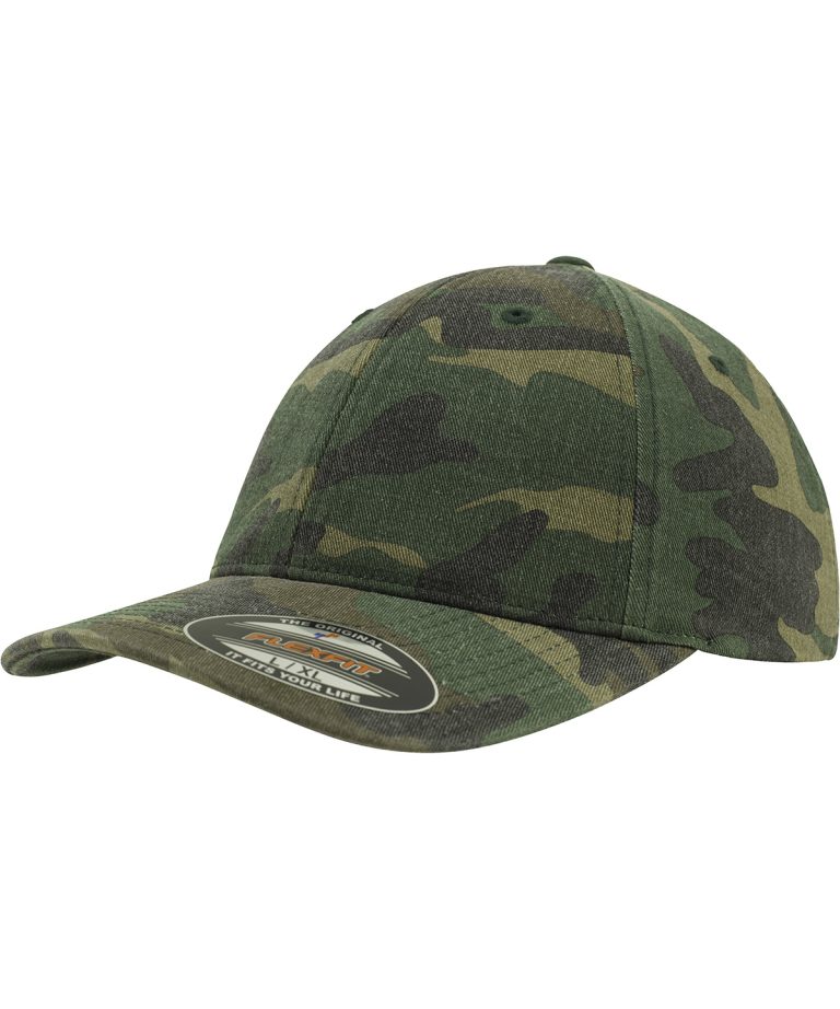 Flexfit By Yupoong &#8211; Flexfit Garment Washed Camo (6977Ca) YP026, Vivid Promotion Workwear